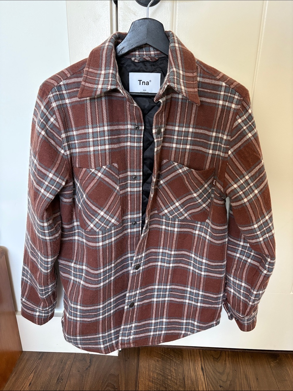 TNA Brown Flannel Jacket